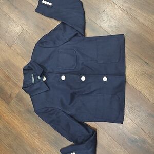 Ralph Lauren Women Four Button Blazer Linen Jacket 12